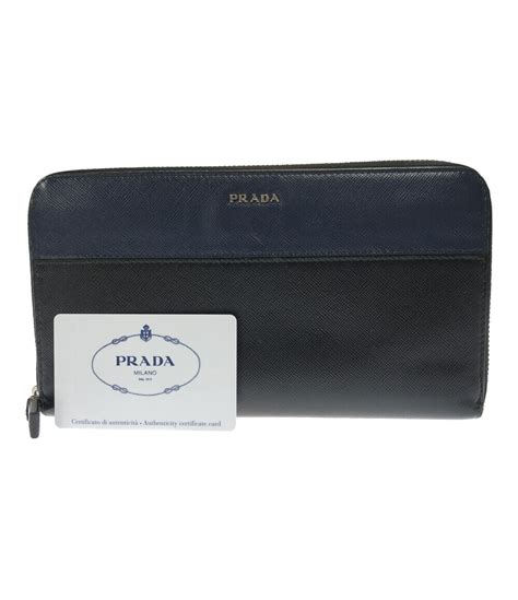 【楽天市場】【中古】 プラダ ラウンドファスナー長財布 サフィアーノ 2m1317 メンズ Prada：rehello By Bookoff