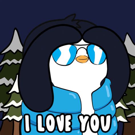 I Love You Kiss By Pudgy Penguins