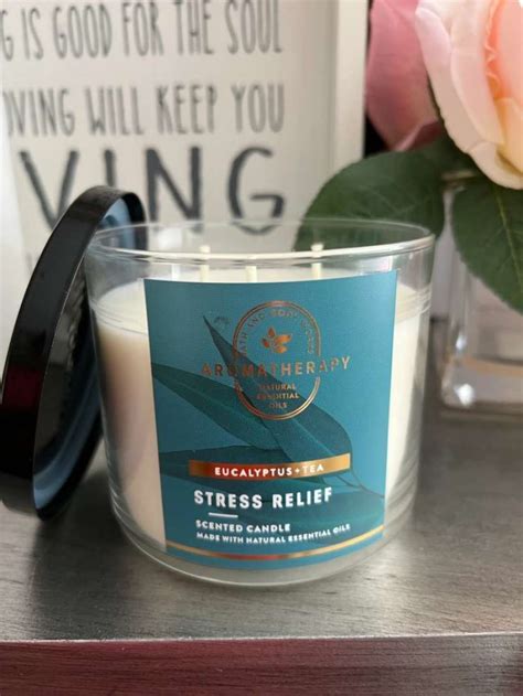 Promo Bbw Bath And Body Works Aromatherapy Eucalyptus Tea Wick Candle Diskon Di Seller
