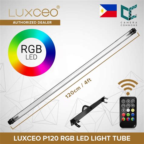 LUXCEO P120 18W CRI95+ Full Color RGB APP Controller Tube Video Light ...