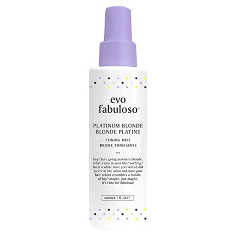 Evo Fabuloso Platinum Blonde Toning Mist Beauty Care Choices