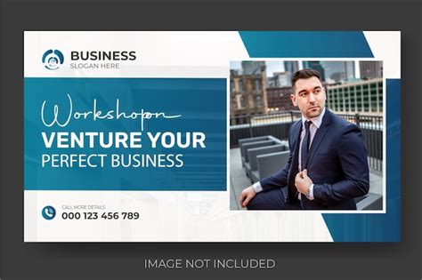 Premium Vector Corporate Youtube Thumbnail