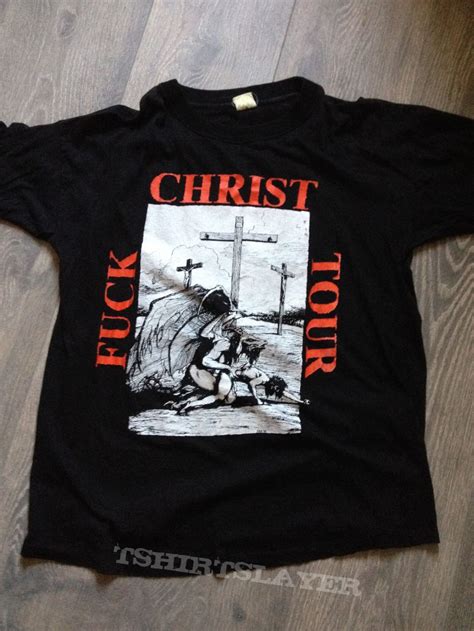 Blasphemy Immortal Fuck Christ Tour Shirt 1993 TShirtSlayer TShirt And BattleJacket Gallery