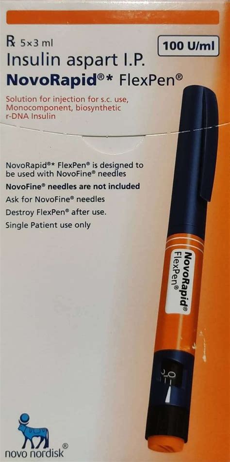 NovoRapid FlexPen 100iu Ml At Rs 800 Piece In Mumbai ID 25140316991