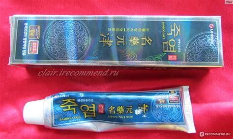 Зубная паста LG "Бамбуковая соль и экстракт амурского бархата ...