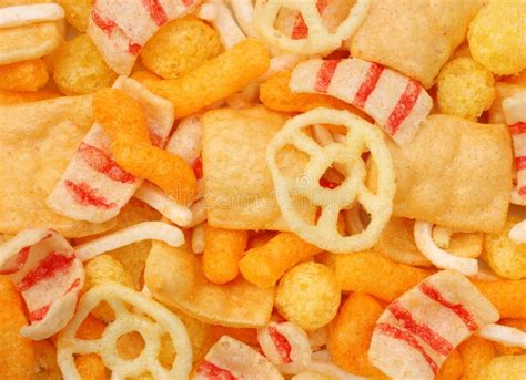 Assorted Snacks Stock Image Image Of Crunchy Crisps 4452977