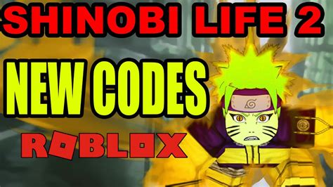 NEW SHINOBI LIFE 2 CODES 2020 ROBLOX Cezinator YouTube