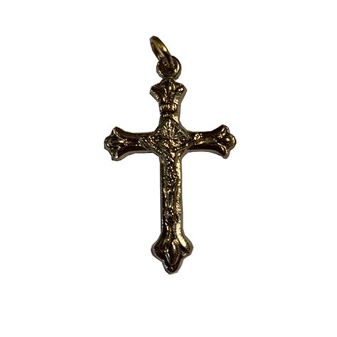 Small Metal Budded Crucifix Catholic Devotions