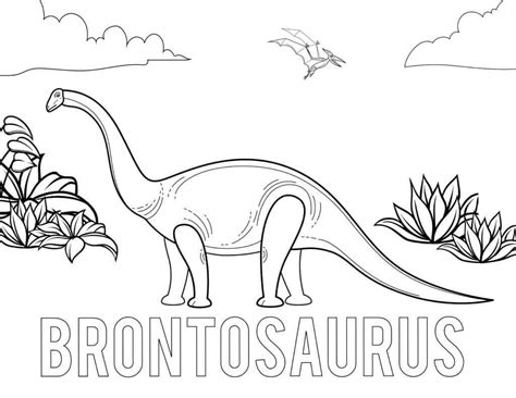 Brontossauro Na Selva Para Colorir Imprimir E Desenhar Colorirme Porn