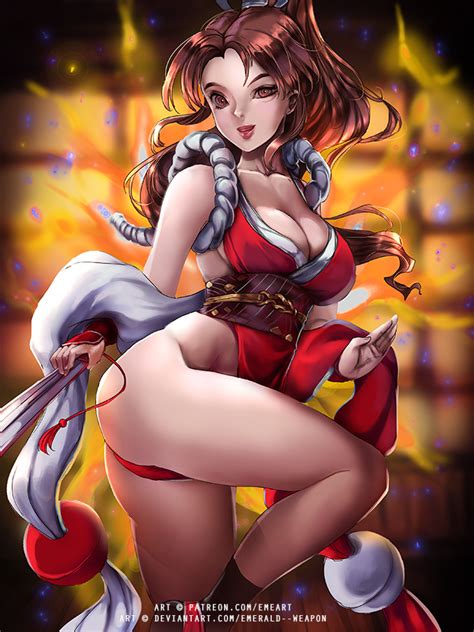 Mai Shiranui By EmeraldWeapon Hentai Foundry