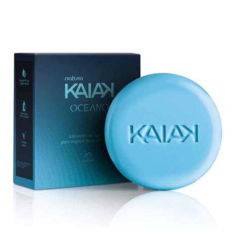 Sabonete Kaiak Oceano Em Barra Vegetal Masculino Natura 90g Shopee Brasil