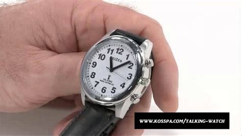 Talking Wrist Watch For the Blind and Visually Impaired - YouTube
