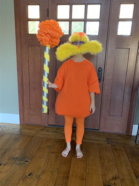 Easy Lorax Costume in 2025 | Lorax costume, Peter pan costume kids ...