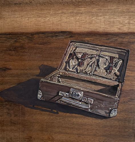 Степь Байконура 12, дерево ованкол, темпера, 22,5х27,5х3,5 см, 2021-2022