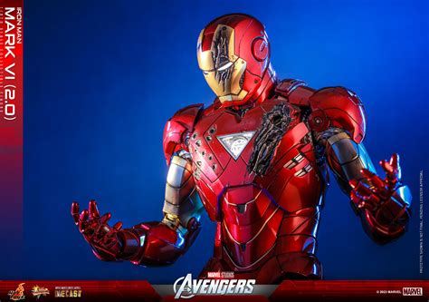 Hot Toys Mms D D The Avengers Iron Man Mark Vi W Suit Up Gantry Hot Toys