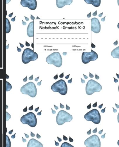 Wolves Primary Composition Notebook K Composition Notebook With