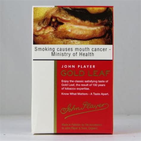 John Player Gold Leaf Pakistan W1 03 Tpackss Tobacco Pack