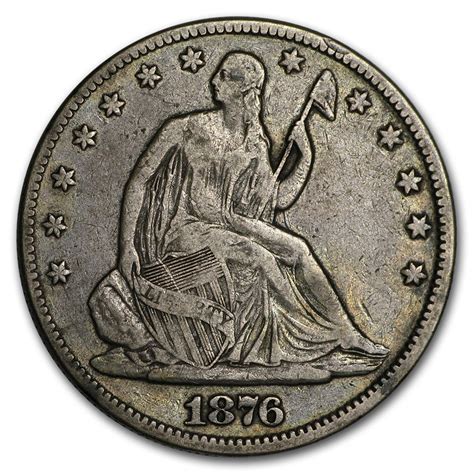 Buy 1876 Liberty Seated Half Dollar Vf Apmex
