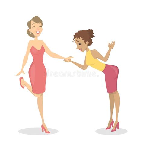 Lesbian Proposal Stock Vector Illustration Of Cute 123152730