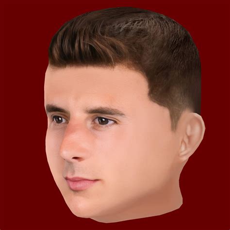 Mason Mount Head Low Poly Head For Game 3d Model By Nammichael