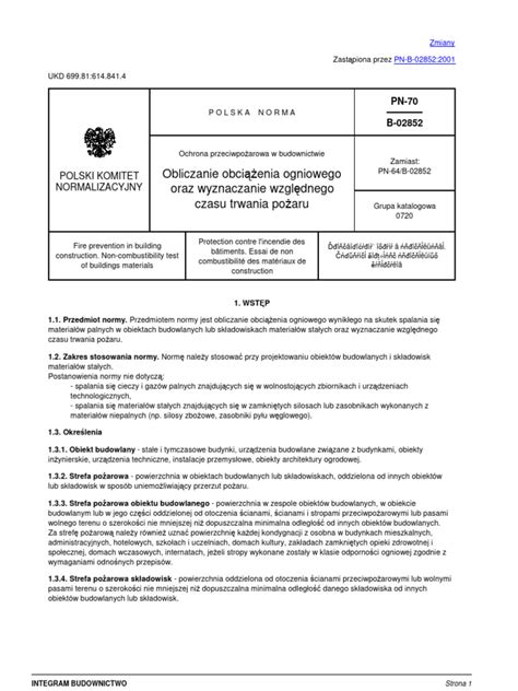 pn    obliczanie obciazenia ogniowego oraz wyznaczanie