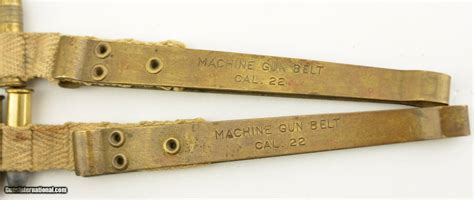 Extremely Rare Williamslisk 22 Lr Submachine Gun Belt 148 Round