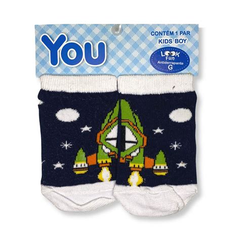 Meia Infantil Menino Desenhos Antiderrapante You Gal Lingerie Calcinhas Suti S Cuecas