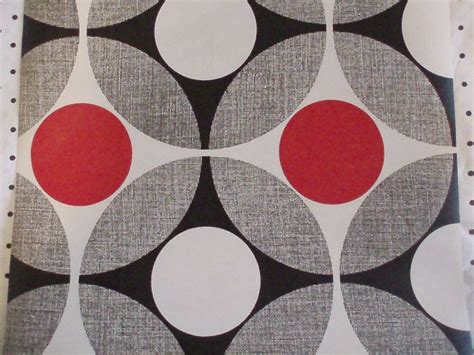 Mod Circles1960s Vintage Wallpaper
