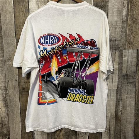 Vintage Drag Racing Hot Rod Nhra Member Graphic Depop
