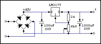 Регулируемый блок питания на LM317T
