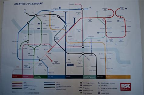 Shakespeare Tube Map Dsc9866 Plashing Vole Flickr