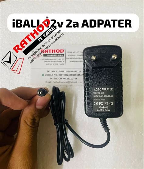 Iball Laptop Adapter 12v 2a 45 W At ₹ 599piece In Ahmedabad Id