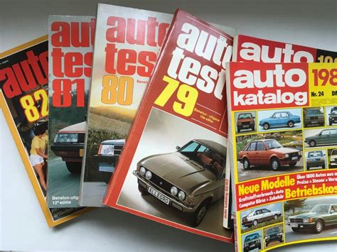 Autotest 4 x, Auto Katalog 2 x, Groot Auto Boek, American - Catawiki
