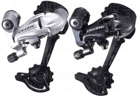 Shimano Deore - 9 Speed SGS Rear Mech - Silver | Baldwins Cycles Ltd