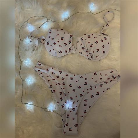 Cute Cherry Bikini Size S Depop