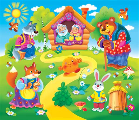 Иллюстрация Пазл Колобок в стиле детский | Illustrators.ru