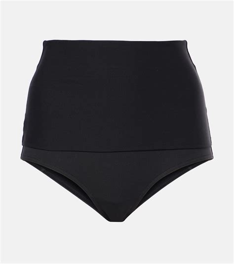 Gredin High Rise Bikini Bottoms In Black Eres Mytheresa