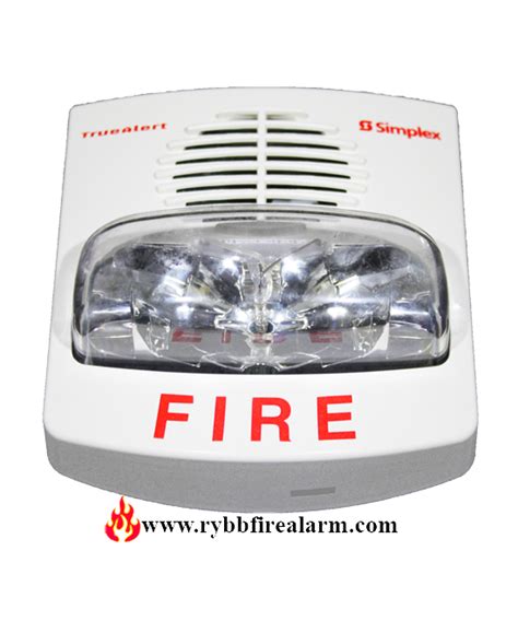 Simplex 49mtv Wwf Addressable Wall Horn Strobe Rybb Fire Alarm