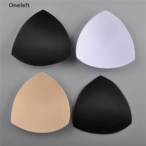 Oneleft Triangle Women Bikini Chest Pad Inserts Sponge Foam Bra Pads Chest Cup Breast PH