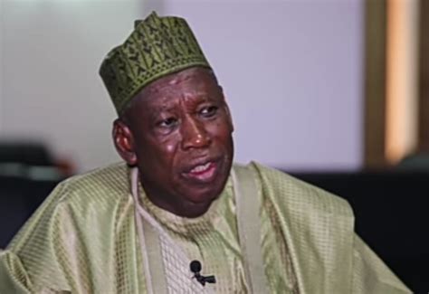 Ganduje Hails Jonathan For Sacking Sanusi Reveals Why Ex CBN Gov Was