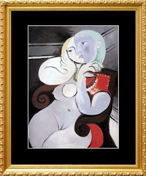 Collectible Pablo Picasso Nude Woman In A Red Armchair Seized Property Auctions