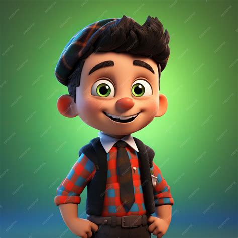 Premium Ai Image Joe Boy Cartoon 1 A 3d Render With A Mashup Of Styles