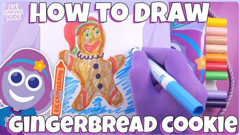 🍪 ️ Gingerbread Cookie Drawing Delight 🎨🌈 Youtube