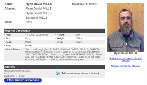 Registered Sex Offenders In The Uintah Basin