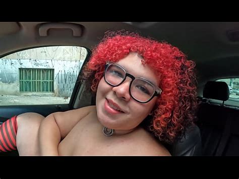 Une Transsexuelle Bbw Fait Des Choses Folles Dans La Voiture Dans La Rue Sofie Lollipop