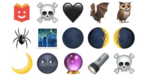 ☠️🌑🔦 Dark Emojis Collection ☠️🖤🦇🦉🕷️🌃🌑 — Copy And Paste