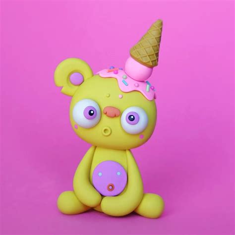 Cream Bear - Etsy