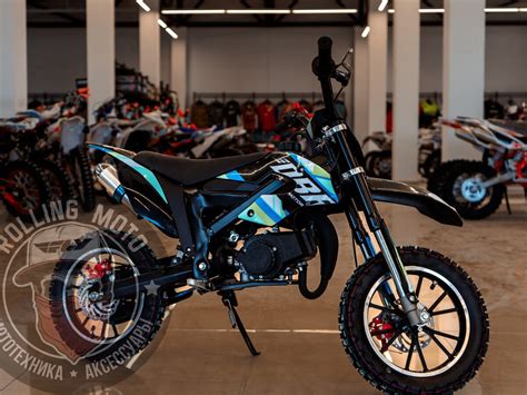 Купить новый Kayo DBR SX50-A карбюратор АКПП в Москве: синий питбайк ...