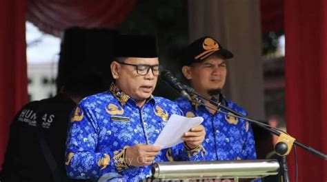 Plh Sekdakab Labuhanbatu Gelar Upacara Hari Lahir Pancasila Ta