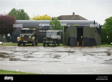 World War Two Raf Airfield East Kirkby Lincolnshire Stock Photo Alamy